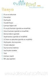 Banyo Ceyiz Listesi Dugun Planlama Evlilik Dugun Muzigi