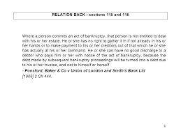 Many products to one category (or equivalently, one category to many products). Insolvency Lecture 9 Law Extension Committee 1 The Doctrine Of Relation Back This Doctrine Is Concerned With Maximising The Assets Available To The Trustee Ppt Download