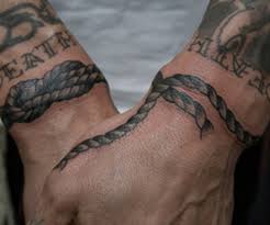 Dragon and celtic knot tattoo on half sleeve. Rope Tattoo Designs Tatring