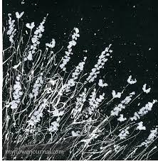 Black And White Painting Ideas For Kids Simple Black And White Splatter Paint Idea Myflowerjournal Com Black Background Painting Splatter Art Flowers Black Background