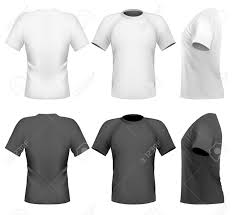 Download Vector Illustration Men S T Shirt Design Template Front Back Royalty Free Cliparts Vectors And Stock Illustration Image 10053386
