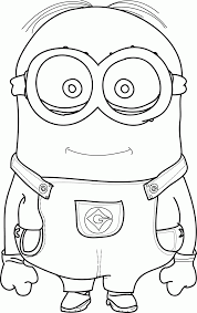Each printable highlights a word that starts. Practice Bob Minions Movie 2015 Coloring Page Coloring Library