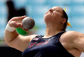 The shot must be placed close to the neck and resting on the shoulder, while keeping it in that position the. There S More To Shot Put Than Beastly Women Wired