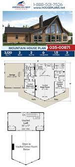House Plan 035 00871 Mountain Plan 3 120 Square Feet 2 Bedrooms 2 Bathrooms Mountain House Plans Dream House Plans New House Plans