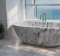 Stone tub-Carrara white marble