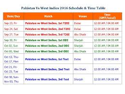 Jun 30, 2021 · west indies a women vs pakistan a women 2021: Learn New Things Pakistan Vs West Indies 2016 Schedule Time Table