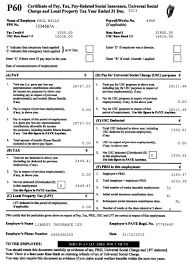 In june, figure the tax on the first six months and then subtract the april payment to see how much more you need to pay. Use Your Irish P60 To Get A Tax Refund