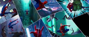 Producers phil lord, chris miller, and their animation team have the characters move through panels like on a page, complete with captions, narration, and onomatopoeic sound effects. Spider Man Into The Spider Verse Required Inventing A New Kind Of Animation Technology Syfy Wire