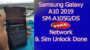 Learn how to use the network sim unlock code of the samsung galaxy a10e. Samsung Galaxy A10 2019 Sm A105g Ds Network Sim Unlock Done 2019 Youtube
