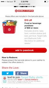 How To Coupon At Target Target Food Mobile Coupon Coupons