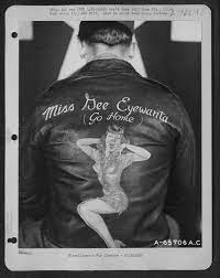 Miss Gee Eyewanta Go Home Wwii Bomber Jacket Flight Jacket Wwii Bomber