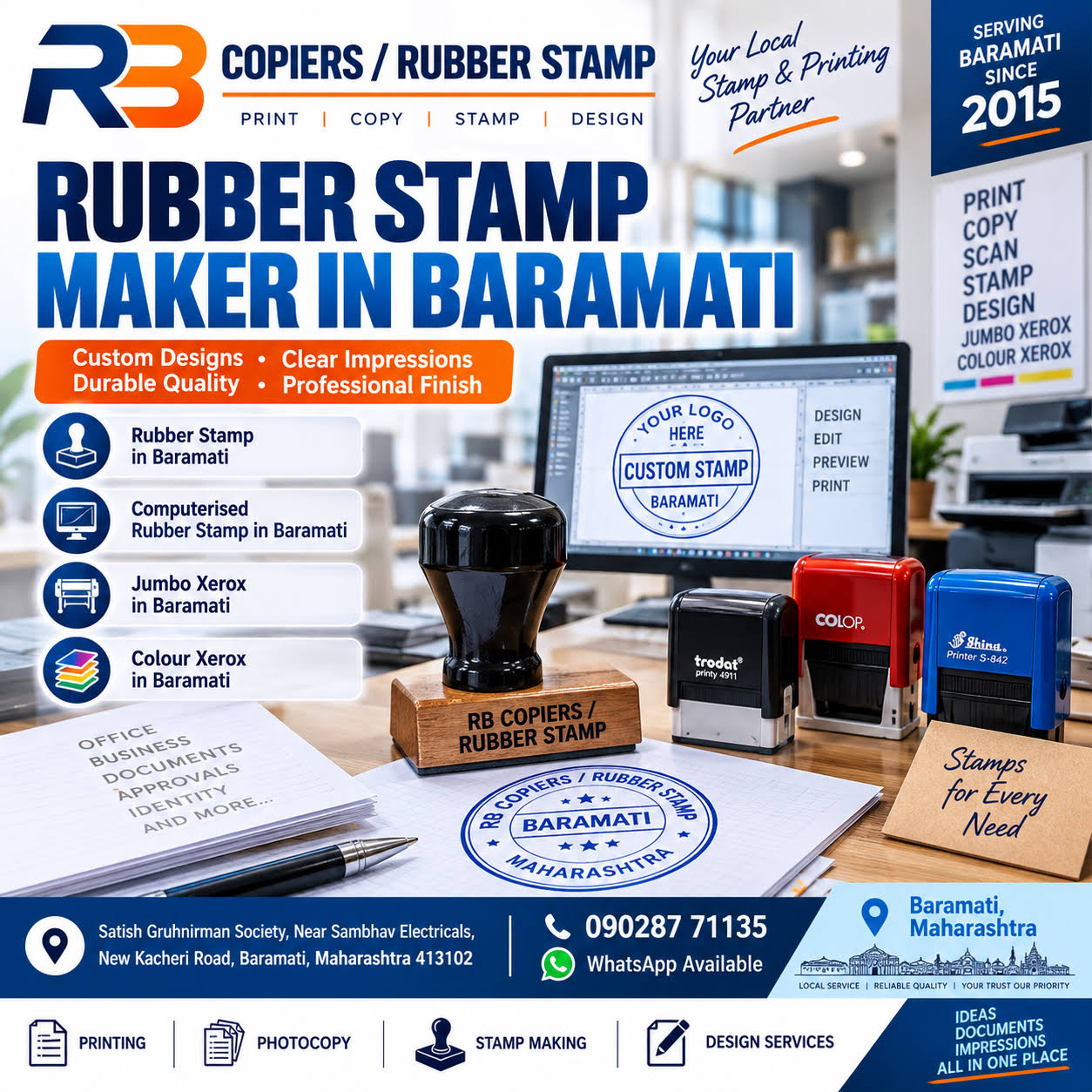 Rubber Stamp Maker in Baramati product image