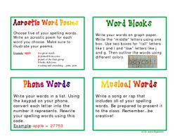 Spelling Word Bonanza 72 Fun And Exciting Spelling Word Activities