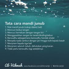 Karena ketika ia berada dalam. Tata Cara Mandi Wajib Atau Besar Foto Dakwah