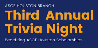 Trivia night is the perfect program for you. American Society Of Civil Engineers Houston Branch Meeting Event Information