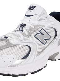 New balance men's leather shoes deconstructed (ml2017mk) black white rare 10.5 top rated seller. New Balance Suede 530 Trainers In White Natural Indigo White For Men Lyst
