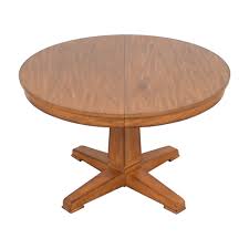 Ethan allen newport hansen dining table 34 6404 570 62 round mahogany up. 26 Off Ethan Allen Ethan Allen Tango Extendable Dining Table Tables