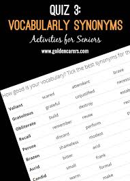 Clinically proven to naturally protect against dementia. Word Games For Individuals With Dementia