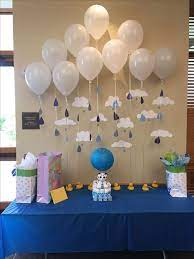 Home Designs Simple Baby Shower Baby Shower Deco Baby Shower Balloons