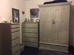 Annie Sloan Chalk Paint Ikea Malm And Pine Bedroom Furniture In Paris Grey And Old Vi Painted Bedroom Furniture Pine Bedroom Furniture Painting Ikea Furniture