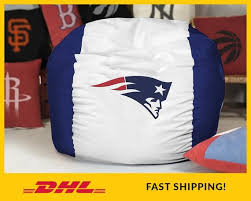 New England Patriots Bean Bag Chair Cover Nfl Bean Bag Etsy In 2020 Gifts For Football Fans New England Patriots Bean Bag Chair Covers