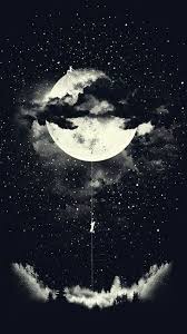 Aller Sur La Lune Ce N Est Pas Si Loin Le Voyage Le Plus Lointain C Est A L Interieur De En 2020 Papier Peint D Art Fond D Ecran Telephone Art A Theme Lune