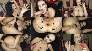 Teaser: Satanic lustful witch loves anal and cumshot