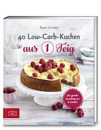Es gibt viele low carb kuchen, aber nur wenige, die auch schmecken. 40 Low Carb Kuchen Aus 1 Teig Der Geniale Grundteig Aus 6 Zutaten Strecker Beate Amazon De Bucher