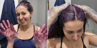 As you're already aware, transitioning from brown hair to purple isn't the easiest because your hair color is on the darker side, but it's not impossible. How Overtone Purple Dye Worked On My Dark Brown Hair