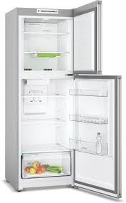 Bosch Serie | 2 free-standing fridge-freezer with freezer at top 171 x 60  cm Inox-look-metallic KDN30N12N5 Refrigerator | Deluxe Nigeria