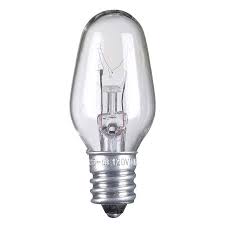 7 Watt C 7 Clear Candelabra Light Bulb 50767 Lamps Plus