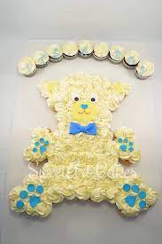 Teddy Bear Pull Apart Cupcake Cake Baby Shower Cupcakes Baby Shower Cupcake Cake Baby Shower Cupcakes Shower Cupcakes