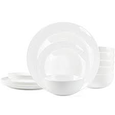 ··· restaurant ceramic luxury plates set dinnerware matt black dinnerware bowl and plate set. Dinnerware Set Danmers 18 Piece Opal Dishes Sets Service For 6 Plates Bowls 5 5 Break And Crack Resistant Dish Sets Pricepulse