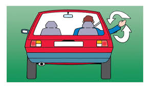 Extend the right hand at shoulder level with palm. What Does This Hand Signal Rsa Driving Test Ireland Facebook