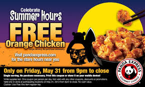 Pinned May 26th Free Orange Chicken Friday After 9pm At Panda Express Coupon Via The Coupons App Orange Chicken Panda Express Chicken