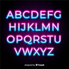 Download Free Neon Font Images Yellowimages Mockups