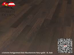 2 Schicht Fertigparkett Diele Rauchereiche Natur Geolt Xl Stab Format 1200 X 120 X 11 Mm Parkett Dielen Parkett Diele