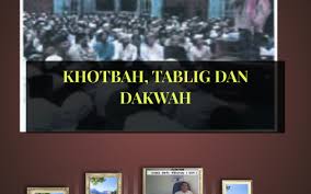 Khutbah ada syarat dan rukunnya, sedangkan tabligh dan dakwah tidak memiliki syarat dan rukun. Khotbah Tablig Dan Dakwah By Darlis Darlis