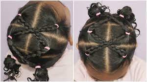 Criss Cross Braid Cute Hairstyles For Girls Youtube Kids Curly Hairstyles Cute Toddler Hairstyles Toddler Hairstyles Girl