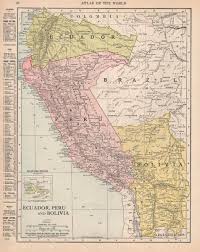 Above, the regional map of peru is clickable and each corresponding page displays more information about each of peru's regions; Ecuador Peru Bolivia Border Pre Guerra Del 41 War Rand Mcnally 1912 Old Map