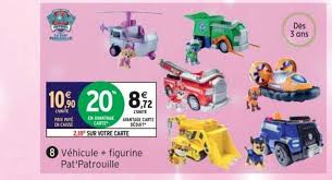 Sélectionnez votre cadeau gratuit ici. Offre Vehicule Figurine Pat Patrouille Chez Intermarche
