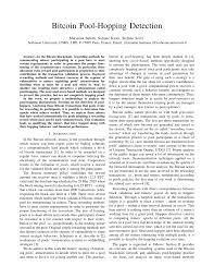 Here you will know which of this bitcoin pool pays the most. Pdf Bitcoin Pool Hopping Detection