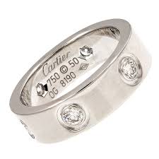 Cartier White Gold And Diamond Love Ring Cartier Love Ring Love Ring Jewelry