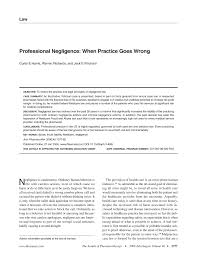 In her book, pachter shares the rules people need to understand to conduct and present themselves appropriately in. Pdf Professional Negligence When Practice Goes Wrong
