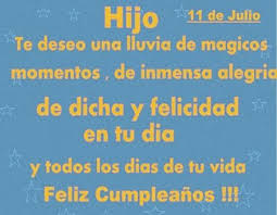 Bonitas Palabras Para Desear Feliz Cumpleanos A Un Hijo Cumpleanero Felicitaciones De Cumpleanos Felicitaciones De Cumpleanos Hija Cumpleanos Hijo