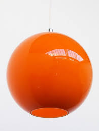 Vintag Orange Glass Lamp Shade Retro 1960 S Orange Lamps Glass Lamp Shade Antique Lamp Shades