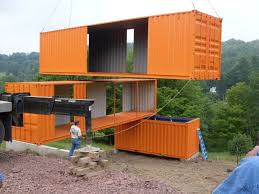 Unique Modish Shipping Container House Plans With Orange Color Shipping Container Home Builders Shipping Container Home Designs Container House