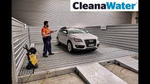 The curtain systems can easily retract out of the way with roller track systems when not in use. Cleanawater Portable Wash Bay Installation Time Lapse Youtube