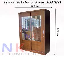 Lemari baju minimalis ini memiliki ukuran panjang 200 cm dan tinggi 265 cm dengan ketebalan standar 60 cm. Lemari Pakaian 3 Pintu Lemari Baju Sliding Door Minimalis Pintu Geser Shopee Indonesia