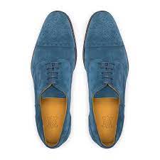 Restaurant suede restaurant caribbean social. Blue Suede Shoes Derby Shoes Custom Men S Shoes Undandy